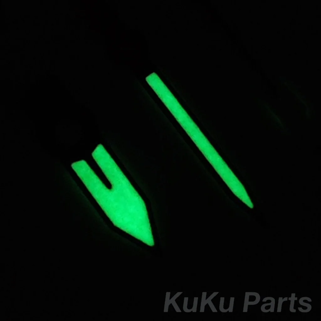 NH35 стрелки C3 зеленые супер светящиеся акулы секундные стрелки часы иглы для NH34 NH35 NH36 NH38 часы с механизмом указатели детали