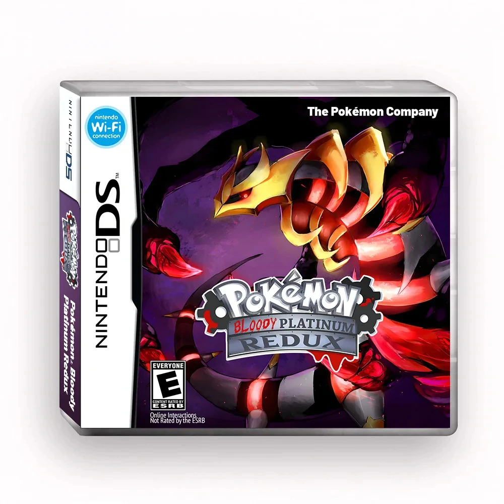 Pokémon Blood Platinum Ultimate Edition NDS Game Card US Version English New