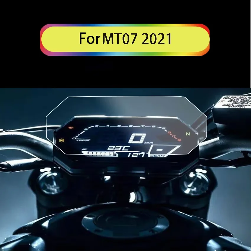 Motorcycle Scratch Cluster Screen Dashboard Protection Instrument Film For YAMAHA MT-07 MT07 FZ-07 FZ07 MT FZ 07 2021 -