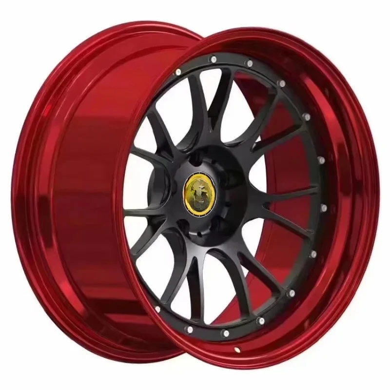 JZ01 مخصص شبكة طبق عميق سبيكة 2 قطعة rines 17 18 19 20 21 22 بوصة 5x100 5x112 5x120 مزورة felgen Cerchi في عجلات ليجا #6