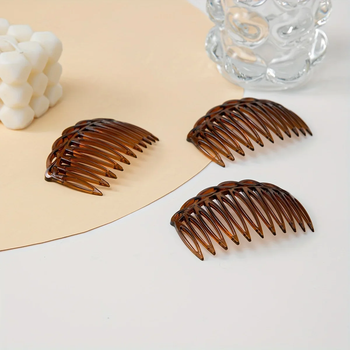 

Пластиковая боковая расческа для волос с зубцами, винтажная поворотная расческа во французском стиле, заколка для волос, расческа, аксессуары для волос для женщин