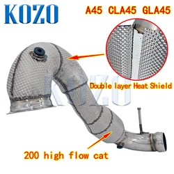 DOWNPIPE CATA SPORT 200 CELL for AMG W176 A45 C117 CLA45 X156 GLA45 13-18 2.0T