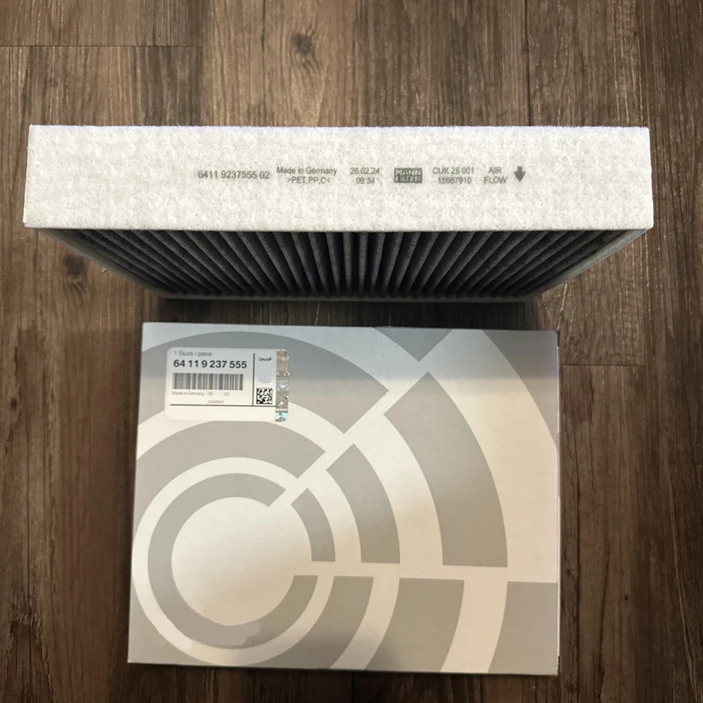 

OEM 64119237555 Салонный фильтр с активированным углем для BMW F20 F22 F30 F31 F32 F34 F36 220i 328i 435i 330d 320d 116d