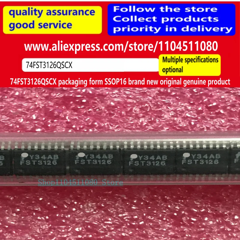 

5PCS/ 74FST3126QSCX packaging form SSOP16 74FST3126