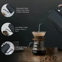 Bouilloire électrique à bec de cygne - Température constante intelligente, idéale pour le café et le thé préparés à la main, cafetière artisanale 4