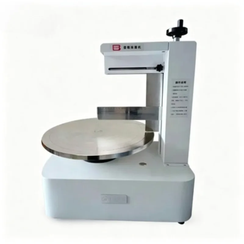 Semi Automatic Round Birthday Cake Cream Butter Spreading Machine Small Tabletop Cakes Chocolate Creams Icing Coating Equipment