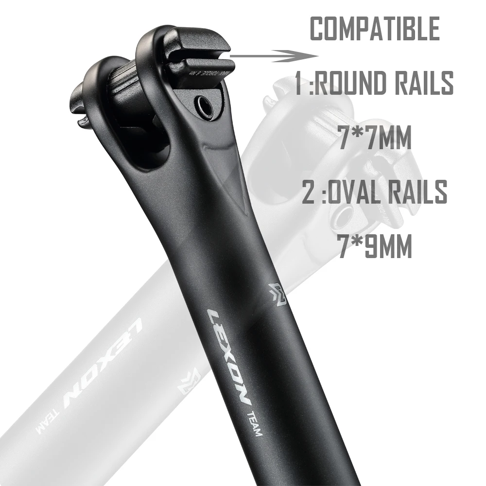

Lexon Carbon Seatpost 27.2/31.6MM MTB/ Road 400MM length Seat Tube Bicycle Parts Mountain Bike seatpost 27 2 seatpost