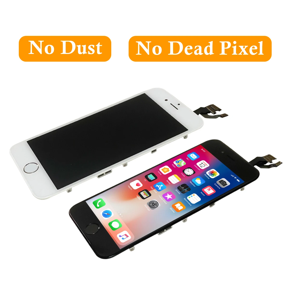 Full Set LCD For iPhone 6 A1586 Display Touch Screen Digitizer Full Assembly 6G Ecran Replacement With Home Button Front Camera