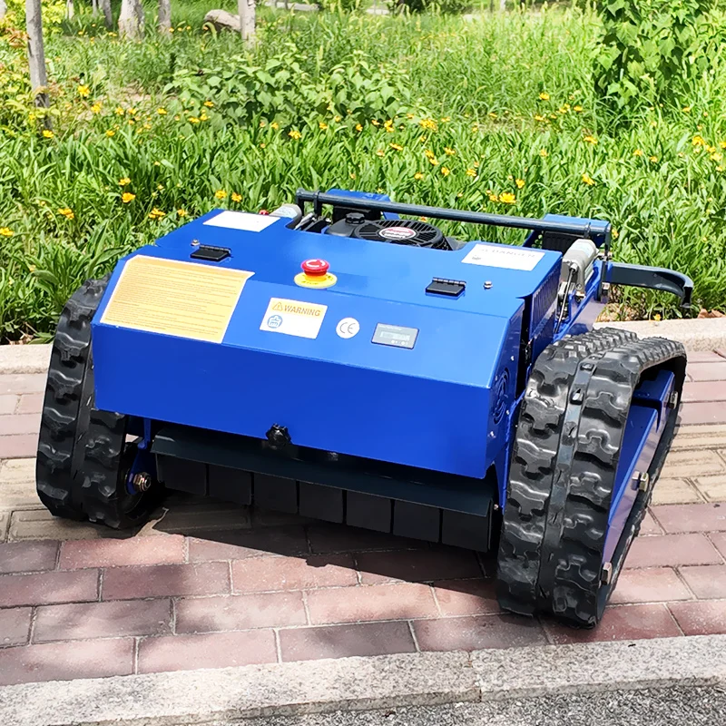 맞춤형 원격 제어 잔디 깎는 기계, 모든 지형 제초기, 다기능 잔디 깎는 로봇 (가정 정원 관리용)