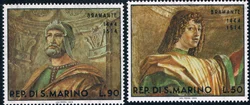 2 sztuk/zestaw nowy znaczek pocztowy San Marino 1969 malarz Bramante's Works znaczki MNH