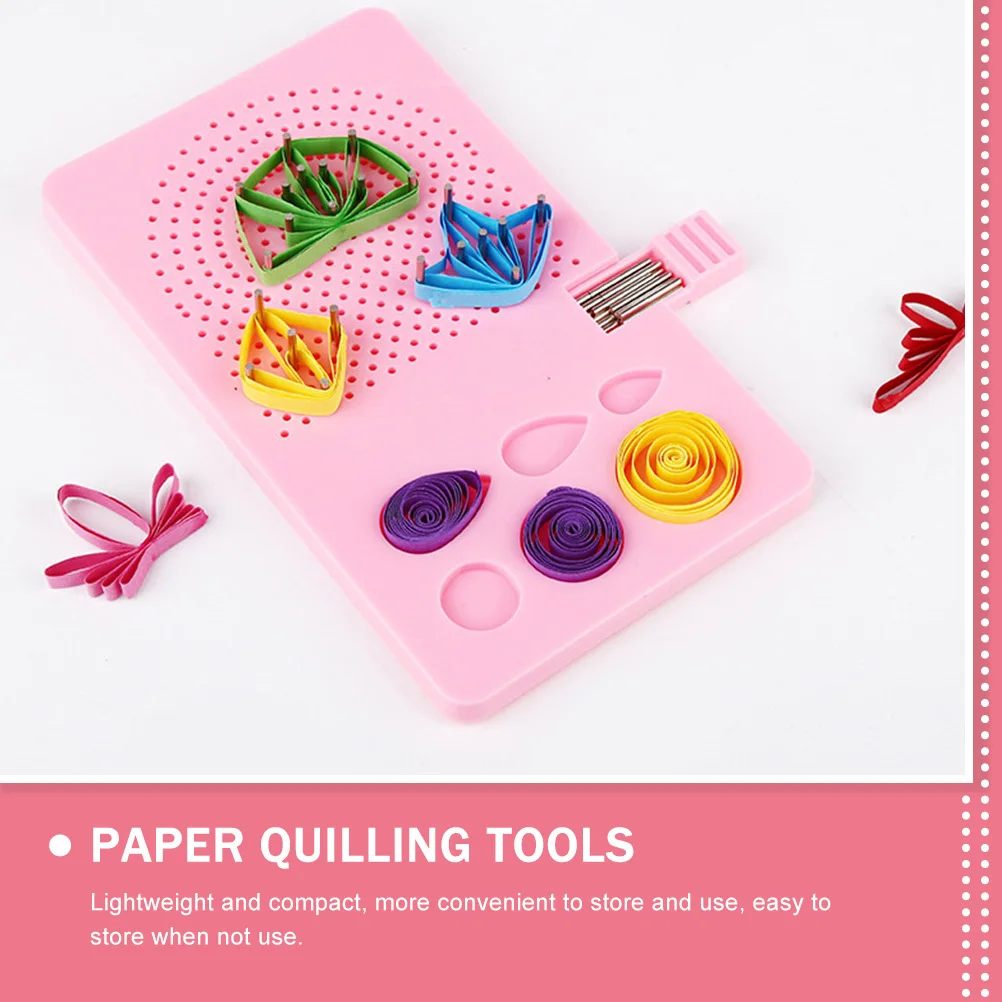 1 set 1 Set Board Winding With Pin Durable Stainless Steel Abs Material 3D Craft Diy Tool For Kids Lightweight Compact Practical