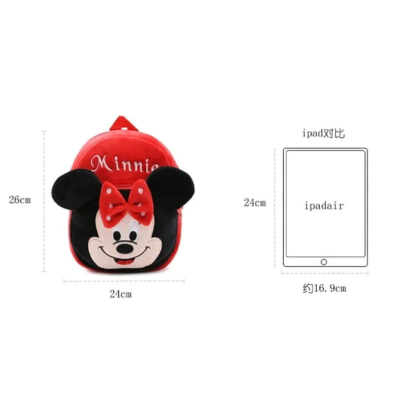 Disney Avengers spiderman mickey mouse Minnie Winnie the Pooh stitch Plush backpack Kids baby school bag birthday Toys Gift