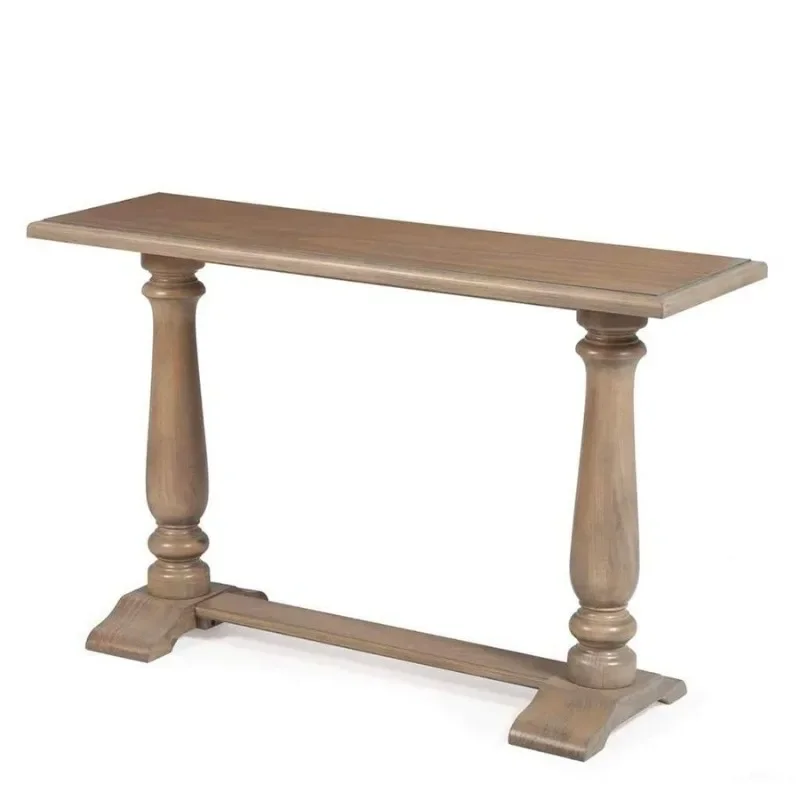 

American retro entrance table rectangular bar Chinese style wall minimalist square table design
