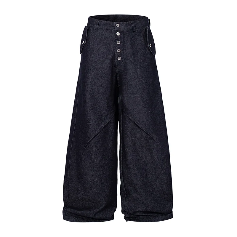 

Hip Hop Vintage Baggy Jeans Pants Streetwear Harakuju Casual Denim Trousers For Male