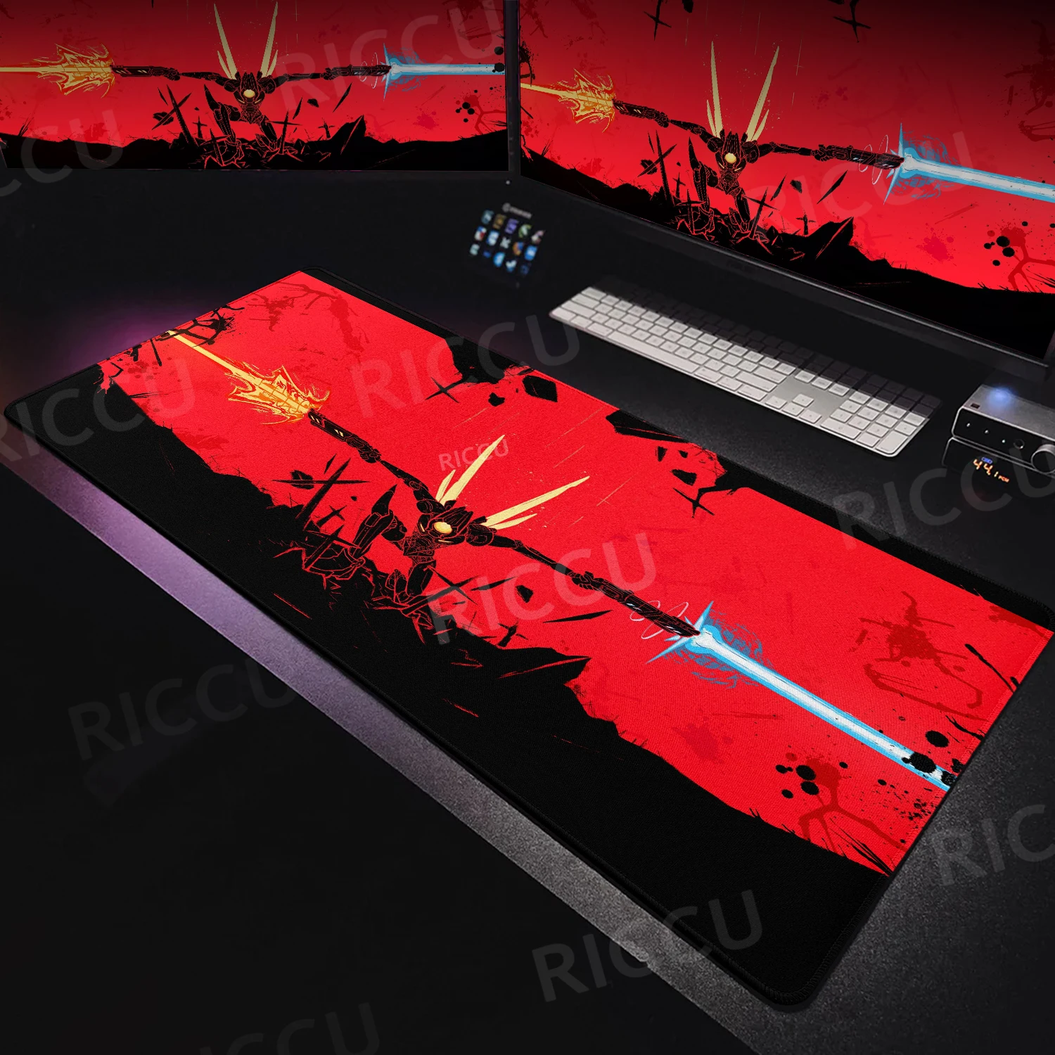 Fast-Paced Retro Shooter ULTRAKILLs Mouse Pad Game Pc Accessories Mouse Pad Gaming Desk Interior Washable Anti-slip Base Carpets