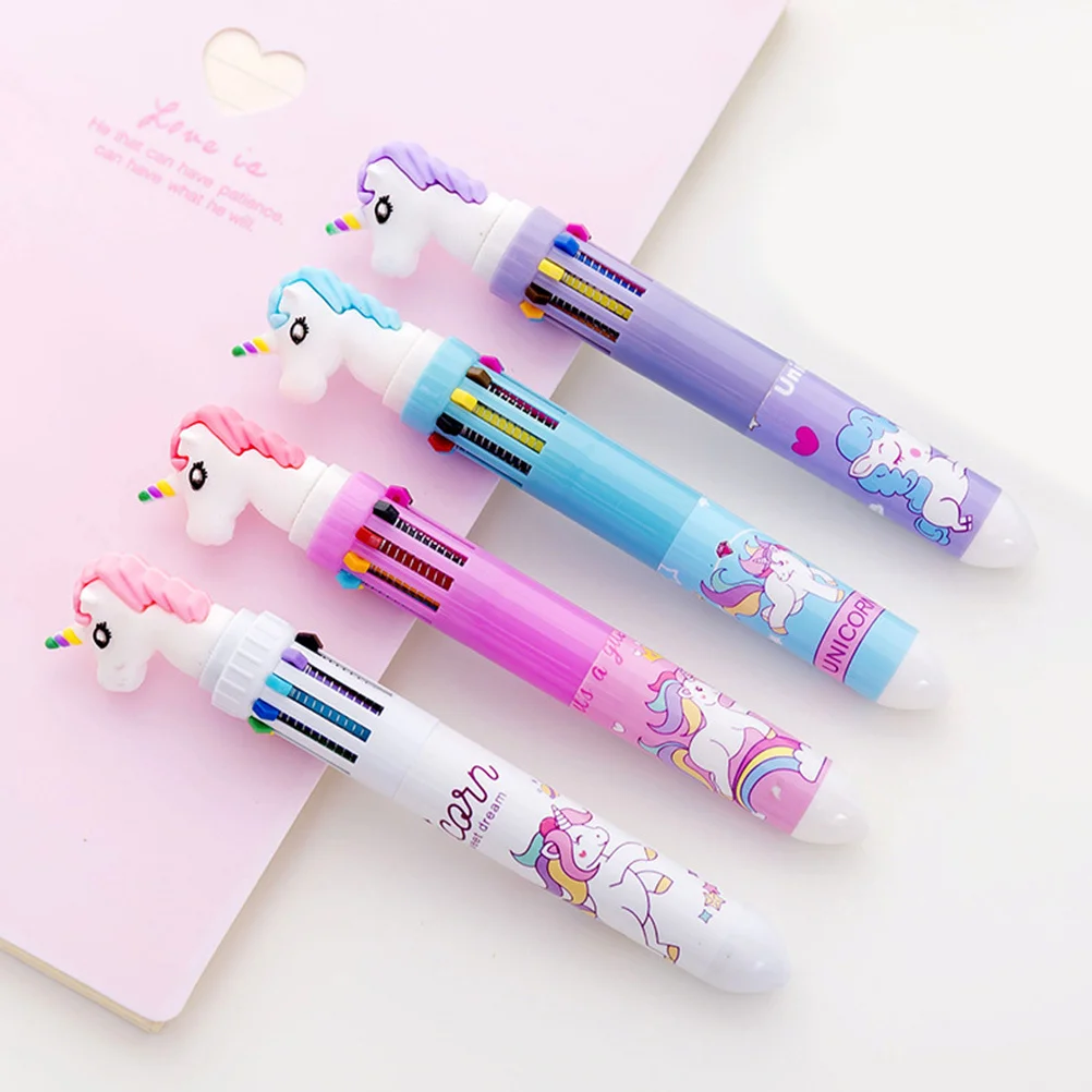 

4 шт. нежные шариковые ручки, износостойкие ручки для рисования для студентов, товары, очаровательный дизайн, долговечная идея подарка