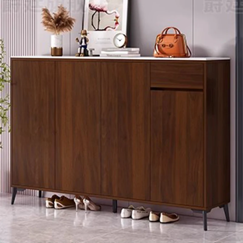 

Organizer Wooden Shoe Shelf Storage Living Room College Dorm Essentials Box Shoe Cabinet Vertical Archivadores Home Furniture