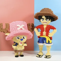 One Piece King Small Particle Children's Puzzle Toy Block Assembly Luffy Joba Birthday Gift Puzzle