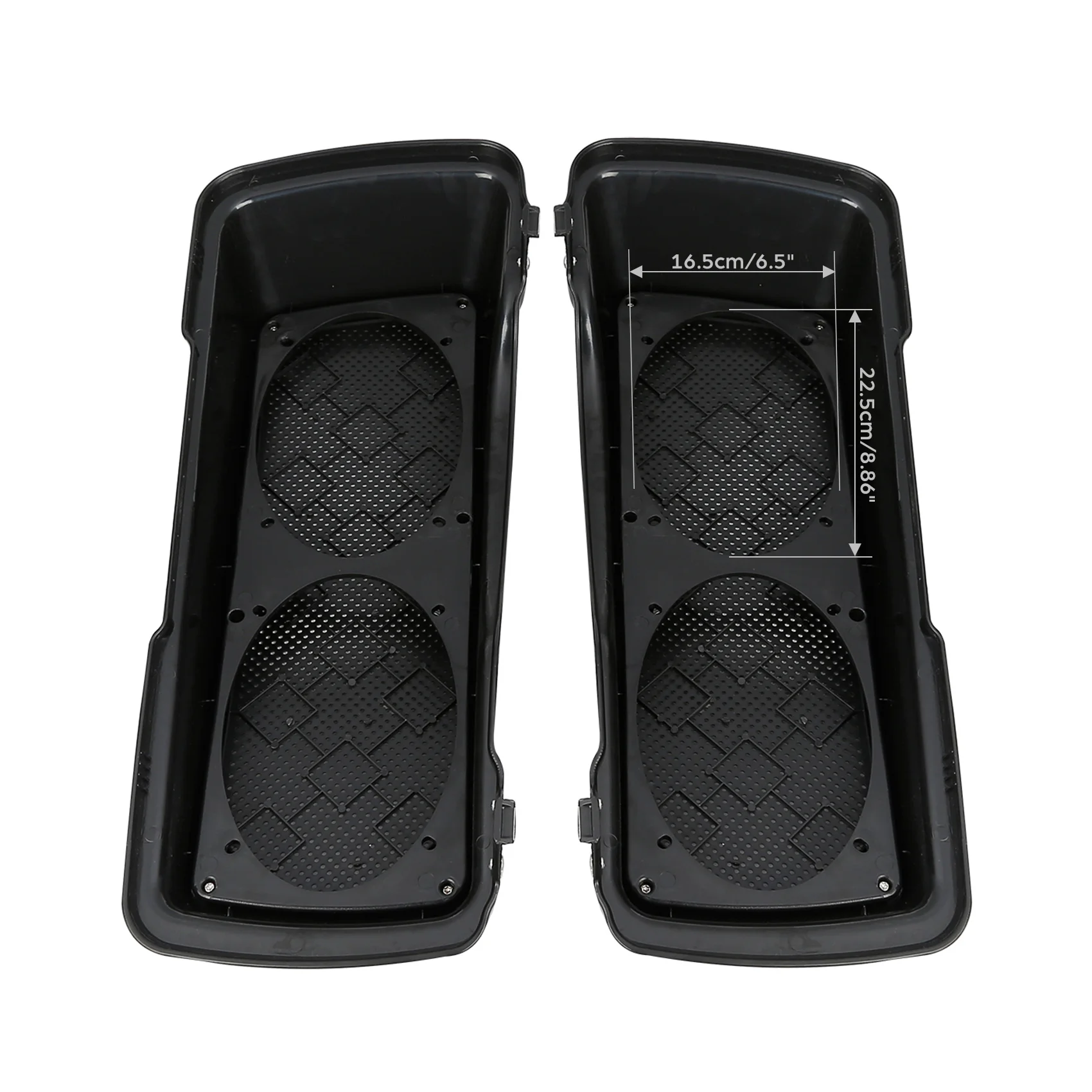 Motocykl 6 "x 9" Saddlebag z dwoma pokrywami głośników z grillem dla Harley Touring Road King przemieszczanie się po ulicy 1993-2013 2010 2011 — zdjęcie 7