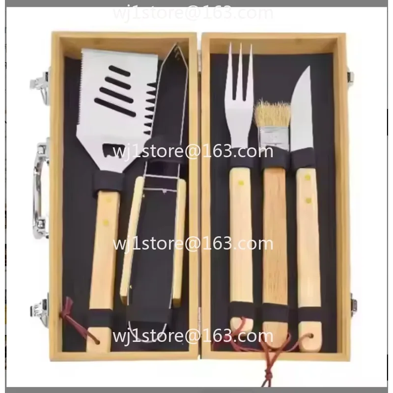 set-da-5-pezzi-kit-in-acciaio-inossidabile-utensili-per-barbecue-set-di-attrezzi-per-barbecue-con-custodia-in-legno
