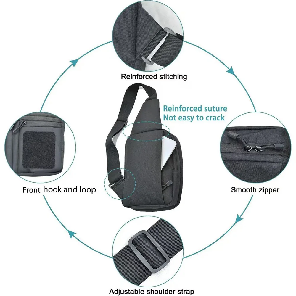 FzcSpeed Taktischer Rucksack Verdeckte Tragetasche Multifunktionale Wasserdichte Umhängetasche für Schießsport, Wandern und Outdoor-Aktivitäten – Detail 6