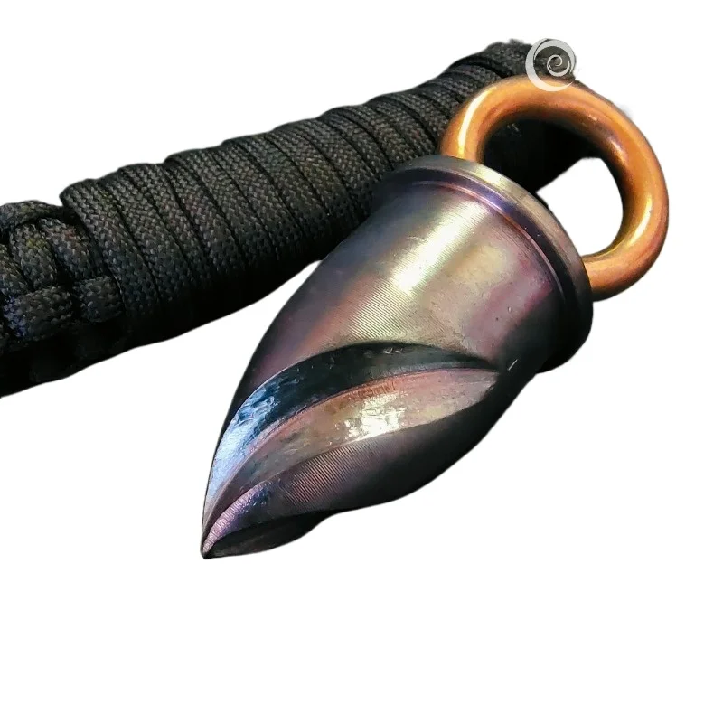 FOR Soft Bingzhai New Carbon Steel Meteor Hammer Bone Solid Integrated Outdoor Self-defense Portable Sleeve Hammer 2026041805
