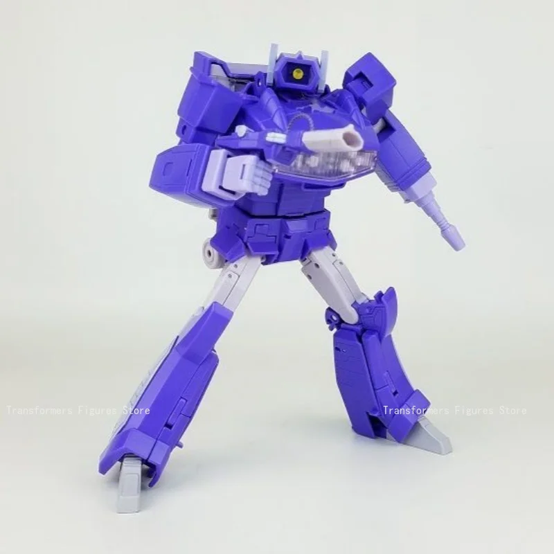 재고 있음 Transformer MP-29 ko Shockwave G1 만화 영화 피규어 모델 애니메이션 액션 변형 로봇 장난감 축제 인기 선물