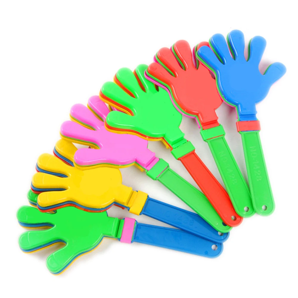 10/20x اليد كلابر الدعامة الأطفال النخيل التصفيق الهتاف هدية عيد ميلاد حفلة التصفيق اللعب 19 سنتيمتر 24 متر 28 سنتيمتر مشجعي كرة القدم الهتاف الدعامة