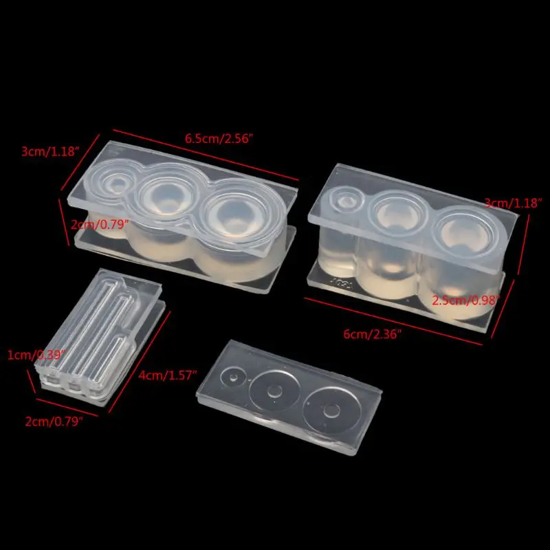 Mini Milk Tea Cup Silicone Mold with Straw Mold DIY Crafts Tools for Kids Home Y08E
