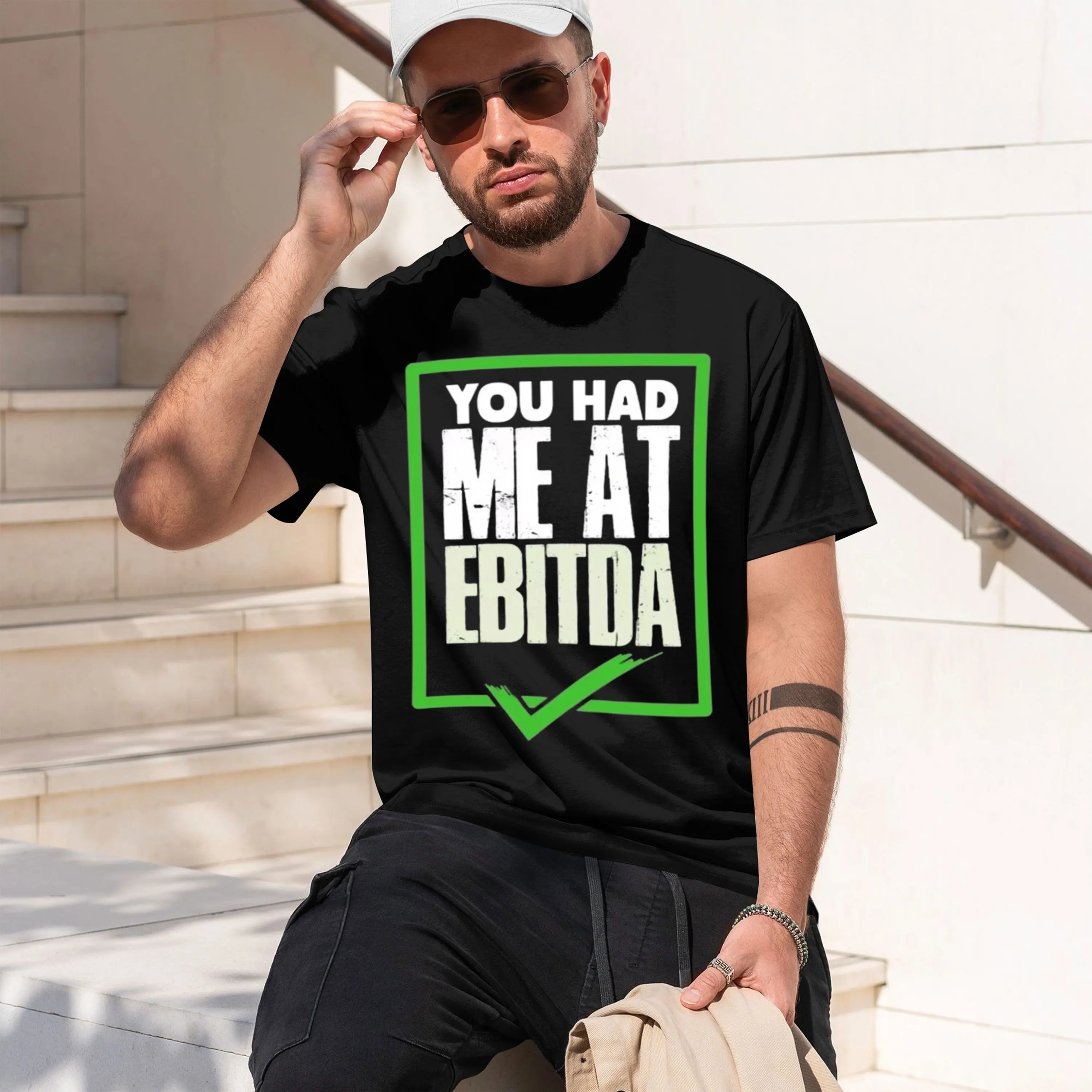 Summer Super Discount Had Me Ebitda Accountant CPA Accounting Hiphop Streetwear Men's Shirt Happy New Years Tshirts 2026 New Mod