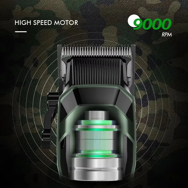 المهنية 8080-6105-701 الأسود 3 قطعة مقص الشعر المتقلب 9000 سرعات 5 تعديل رافعة الكهربائية DLC شفرة آلة حلاقة