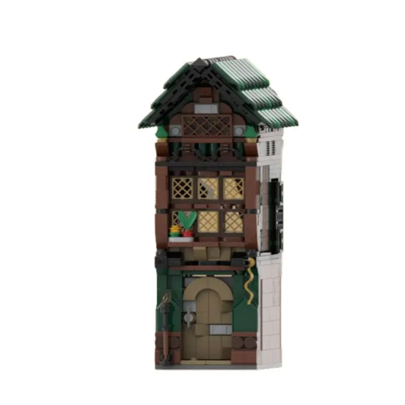 

Новинка в наличии: Набор строительных блоков MOC из 709 деталей, средневековый архитектурный дом, конструктор из мелких деталей.