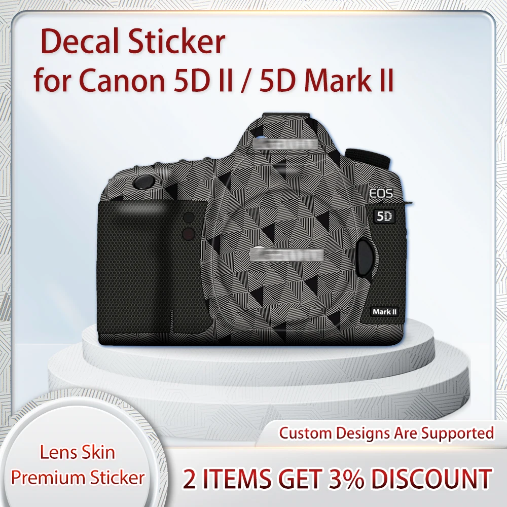 

5D Mark II Skin Wrap Covered for Canon 5D II 5D2 Camera Skin Decal 5DII Decal Skin Protective Film Cover Film