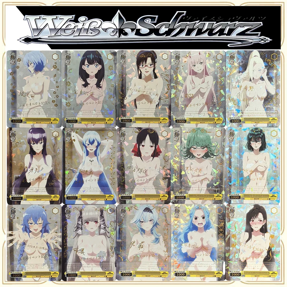 

15 шт./компл. DIY ACG аниме Weiss Schwarz Ayanami Rei Yor Forger игры для мальчиков игрушки коллекционные карты подарки на Рождество и день рождения