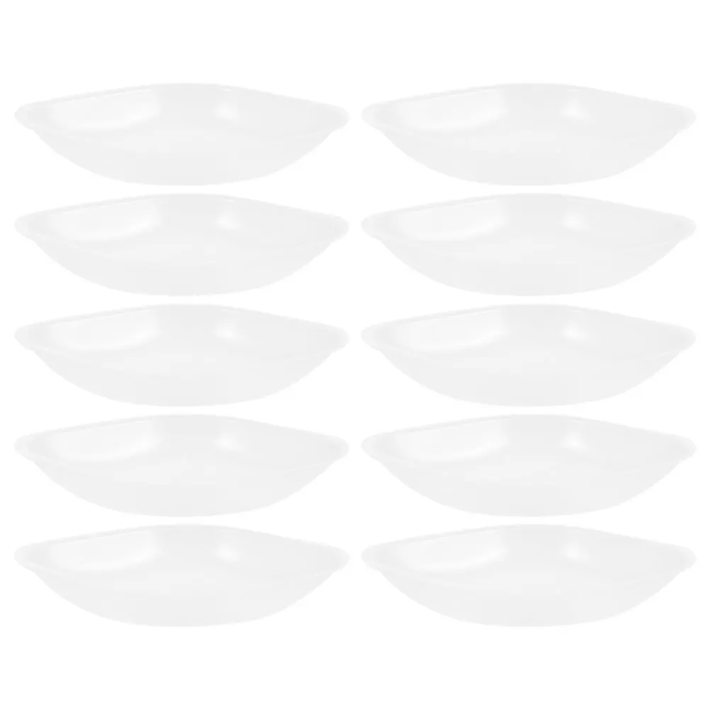 

10 Pcs Diamond Shaped Weighing Dishes 100ml Sturdy Material Stackable Lab Supplies Sample Trays Portable Practical Chemistry