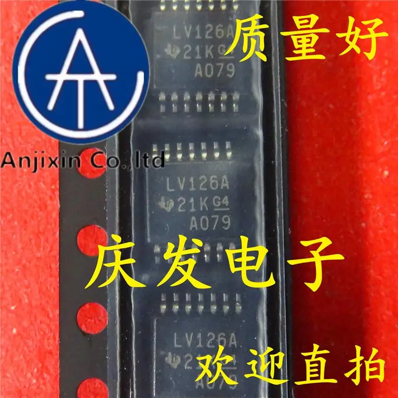 

10 шт. 100% оригинал, новый, в наличии SN74LV126APWR LV126A TSSOP14