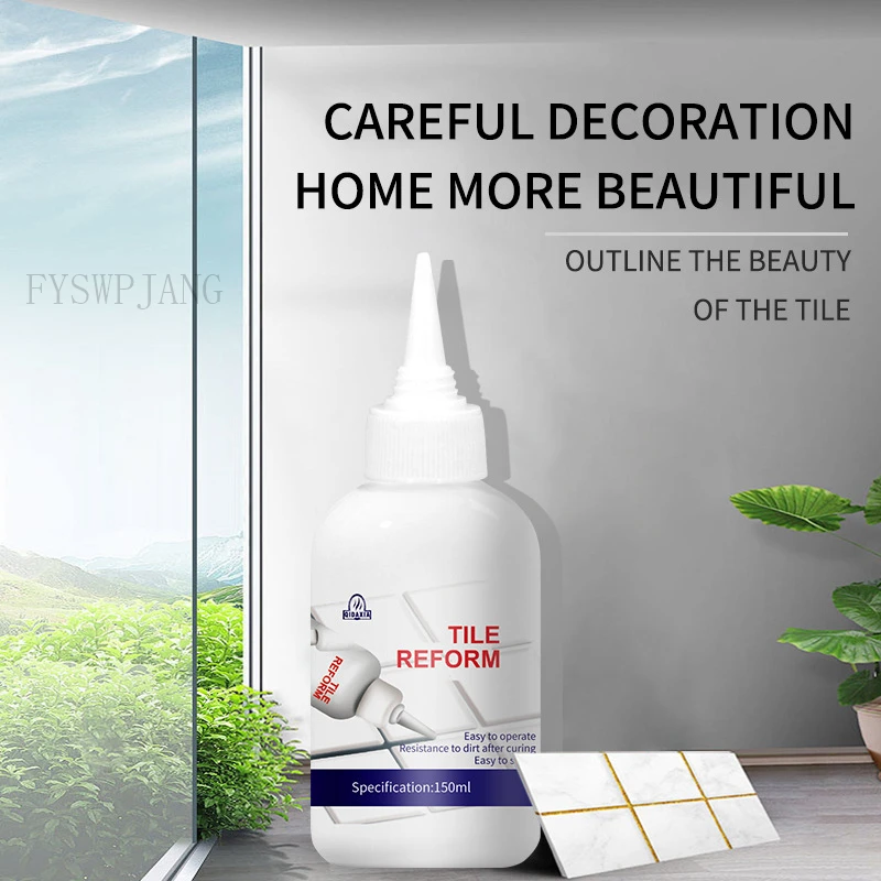 Water-Based Tile Grout, Waterproof And Mildew-Proof Grout For Repairing Cracks, Special Grout For Tiles.