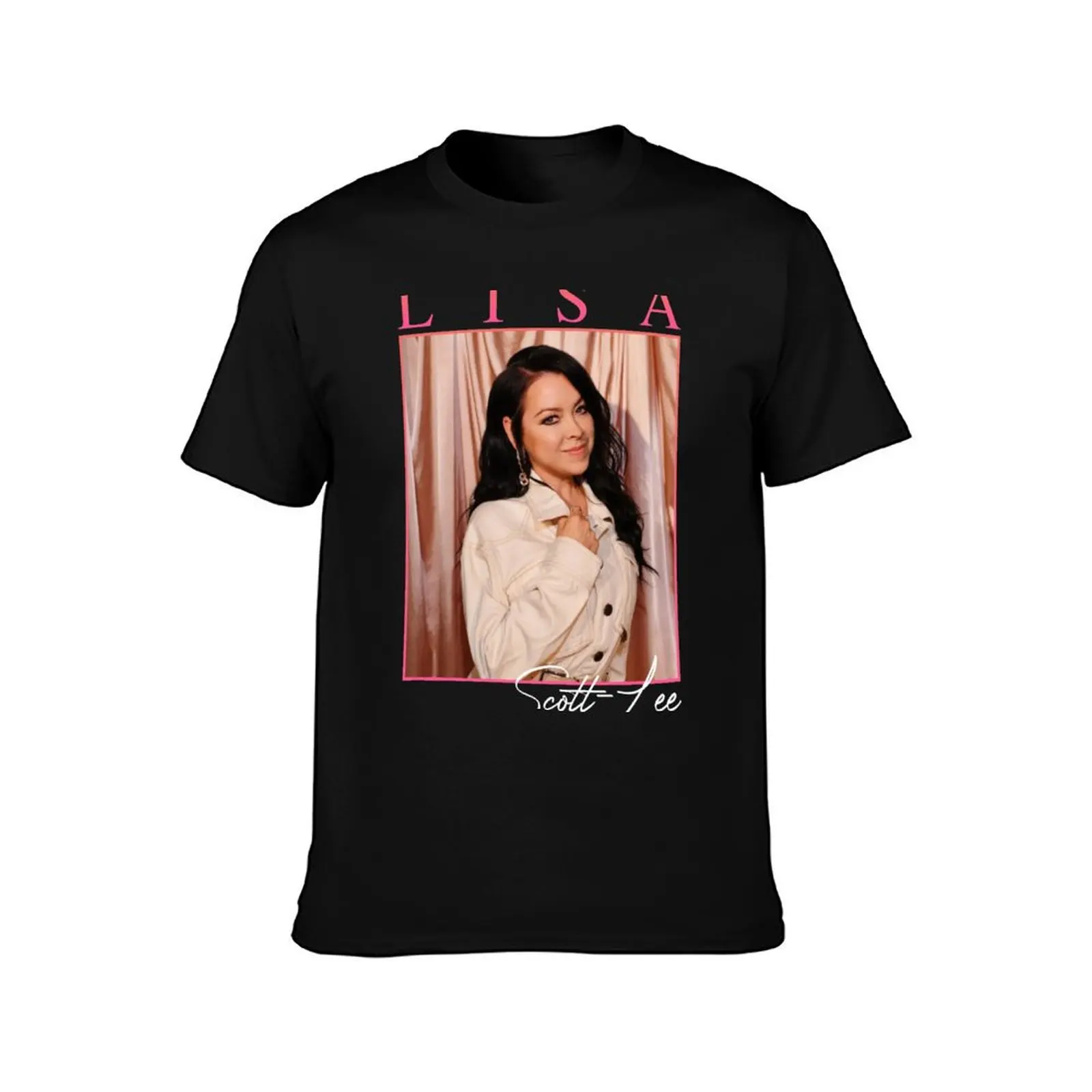 Lisa Scott-Lee T-Shirt Summer Casual Cotton Tee Oversized Streetwear Tops Vintage Graphic Print Loose Fit Short Sleeve