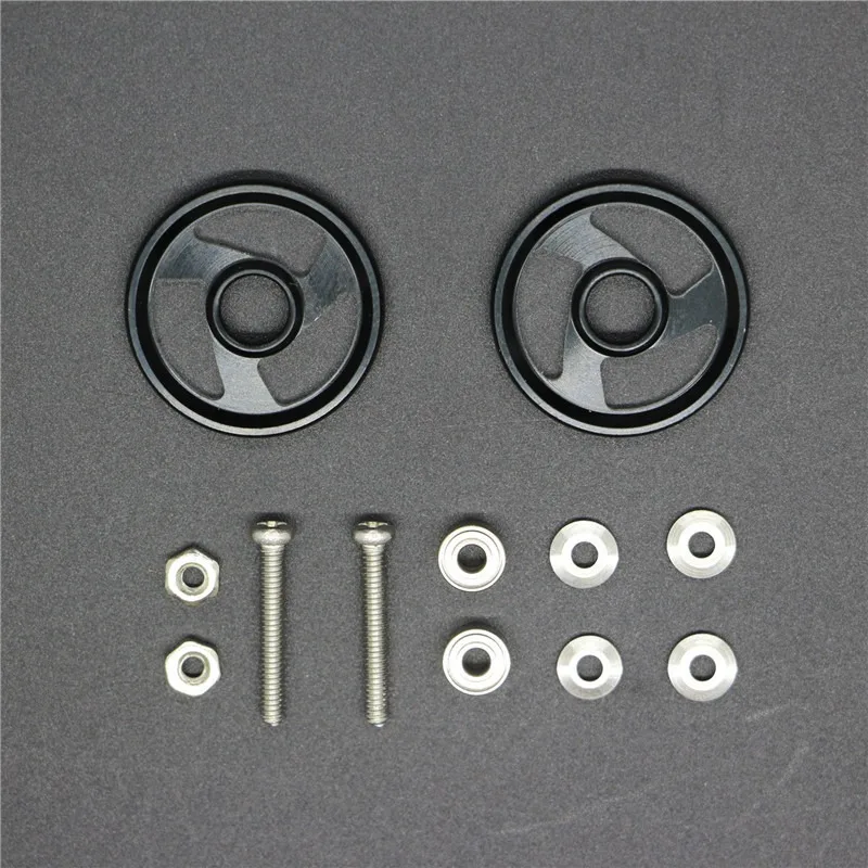 

Самодельные аксессуары для модификации Tamiya 4WD: новый 19-мм направляющий ролик Cyclone из алюминиевого сплава с подшипником