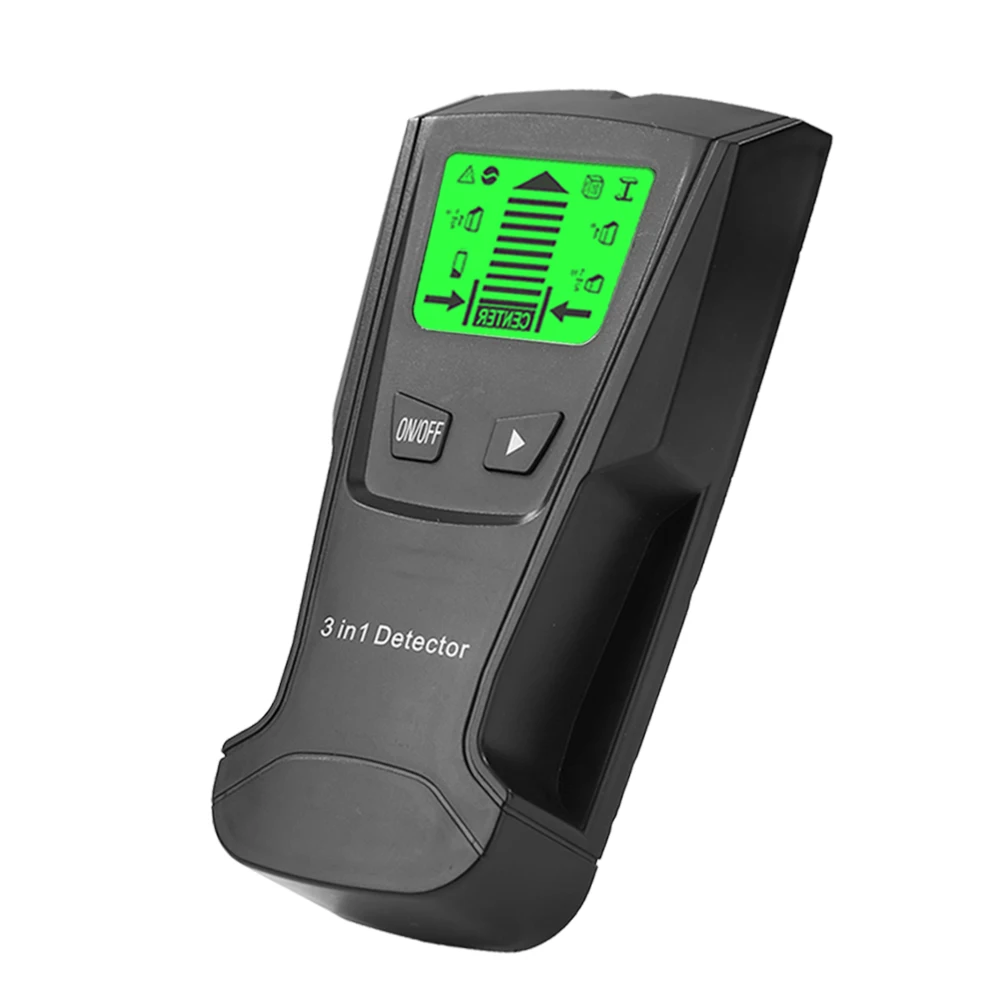 Metal Detector Metal Wood AC Cable Finder Scanner Handheld Wall Detector Finder Wall Scanner LCD Display Wires Depth Tracker