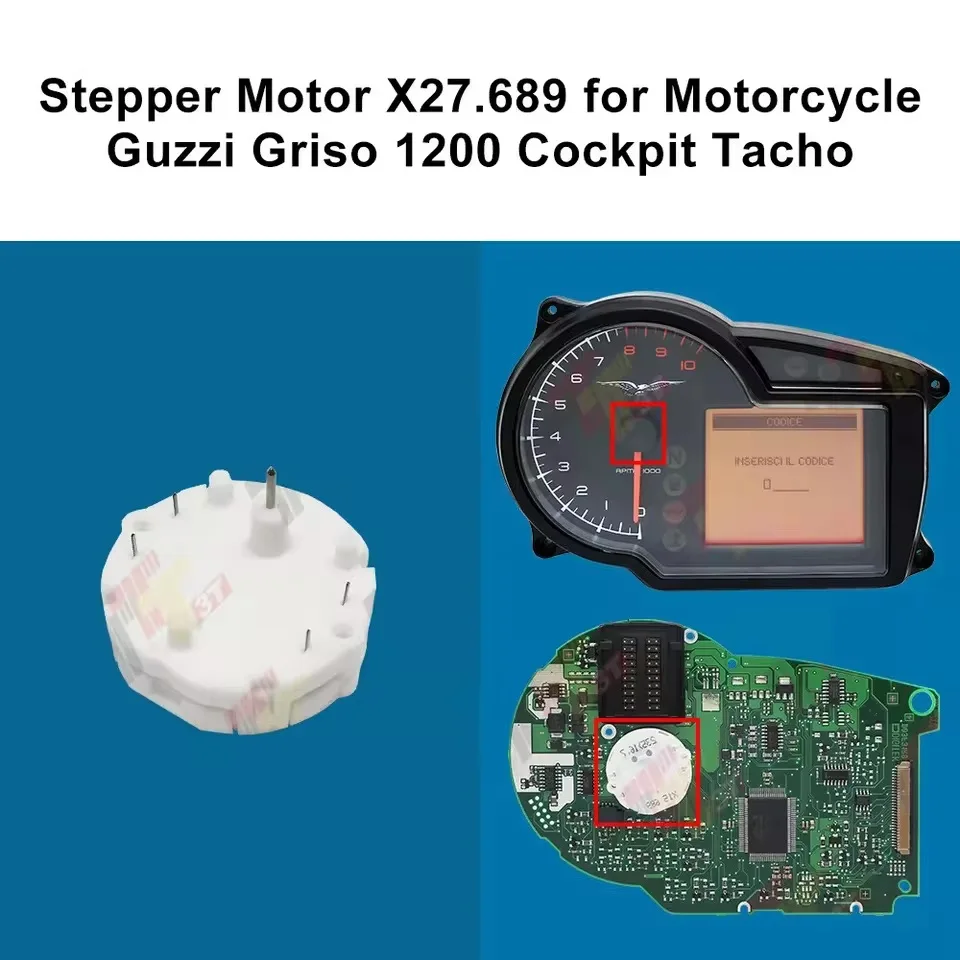 Switec X27.689 Dashboard Stepper motor for HARLEY DAVIDSON DUCATI MOTO GUZZI Instrument Cluster Pointer