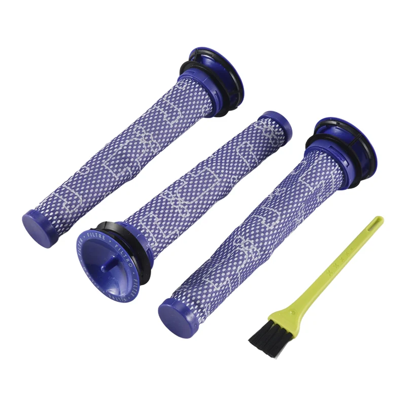 N98R 3 Pack Pre Filters For Dyson DC58, DC59, V6, V7, V8. Replacements Part 3 Filters Kit For Dyson Filter Replacements