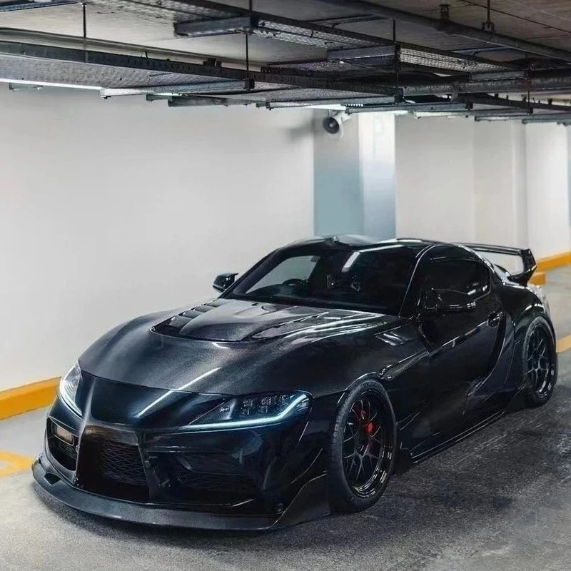 

Top quality VRS Style GR Supra A90 A91 Mk5 Hood Car Accessories Carbon Bonnet Engine Cover FRP 2019+