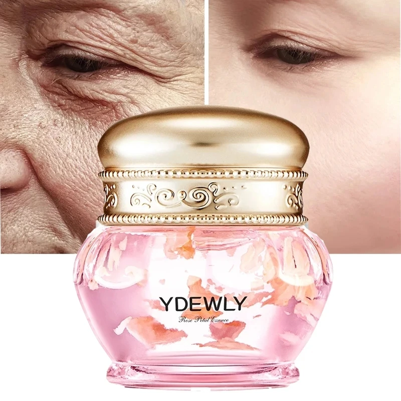 

Rose Petal Sleeping Mask Moisturize No Wash Night Cream Anti Aging Anti Wrinkle Brighten Face Mask Skin Care Beauty Health