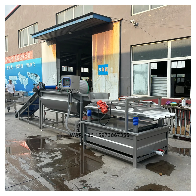 Multifunctional Semi Automatic Meat/ Fish/ Seafood Salad Mango Eddy Current Washing Machine Eddy Current Vegetables Food Machine