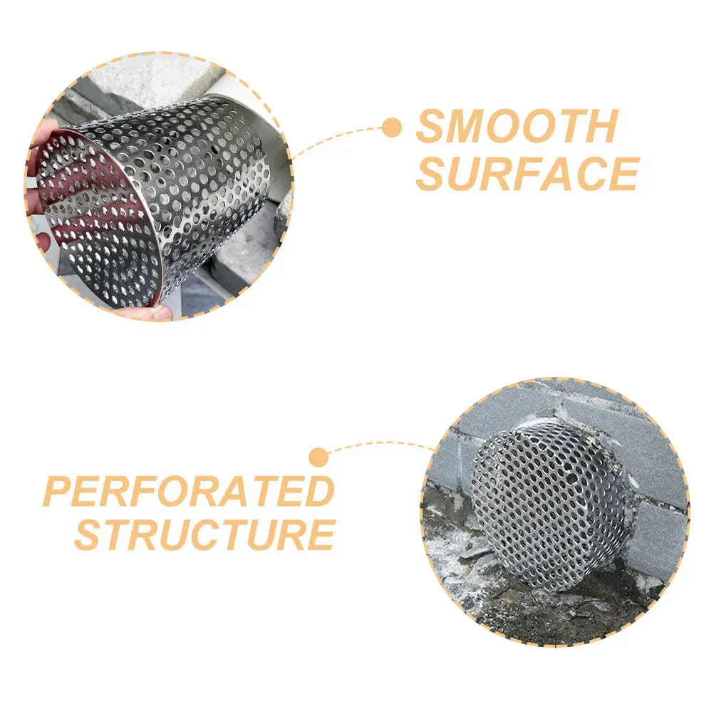 Stainless Steel Downspout Guard Wear Resistant Gutter Protector Roof Drain Leaf Filter Gutter Screen Downspout Guard