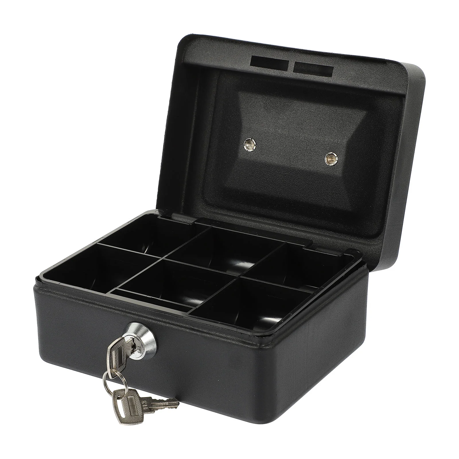 

Dropshipping Storage Box with Lock Decorative Cabinet 15X12X8CM Iron Large Safe Cash Holder Small