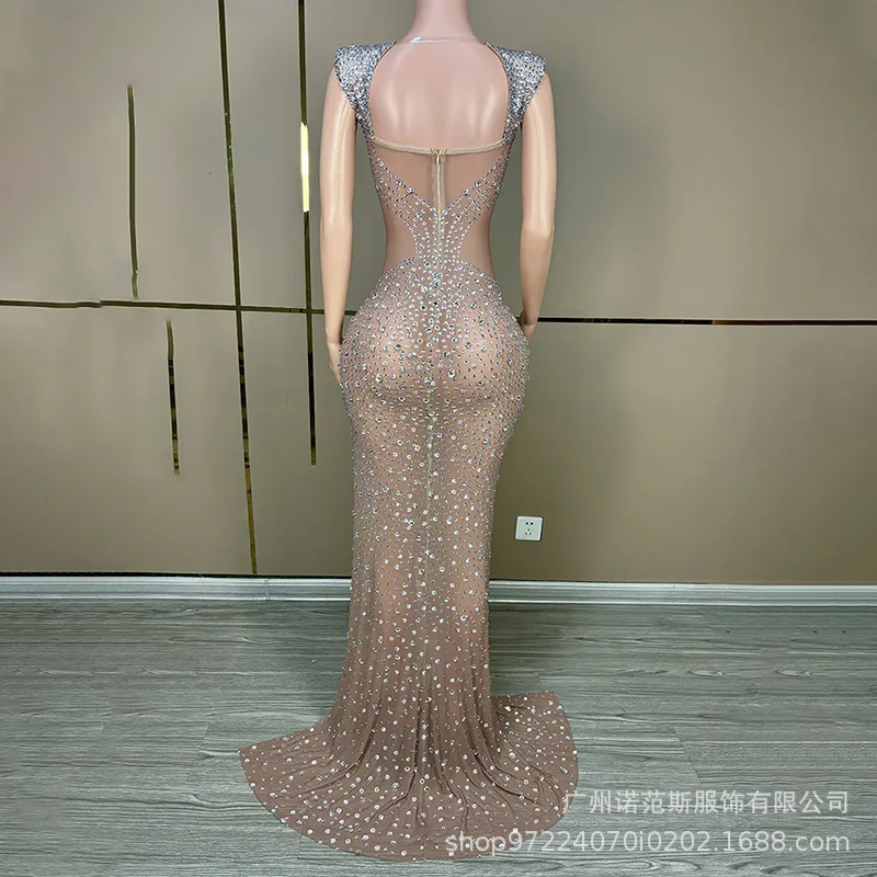 Яркие бриллианты, украшенные сексуальными боковыми разрезами, пышные платья Miss Universe, коктейльные вечерние светские вечерние платья Abendkleid