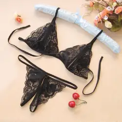 Women's Sexy Lingerie Lingerie Transparent Open File Lace Sexy Underwear Breast Cutout Lingerie Open Crotch Lingerie for Women