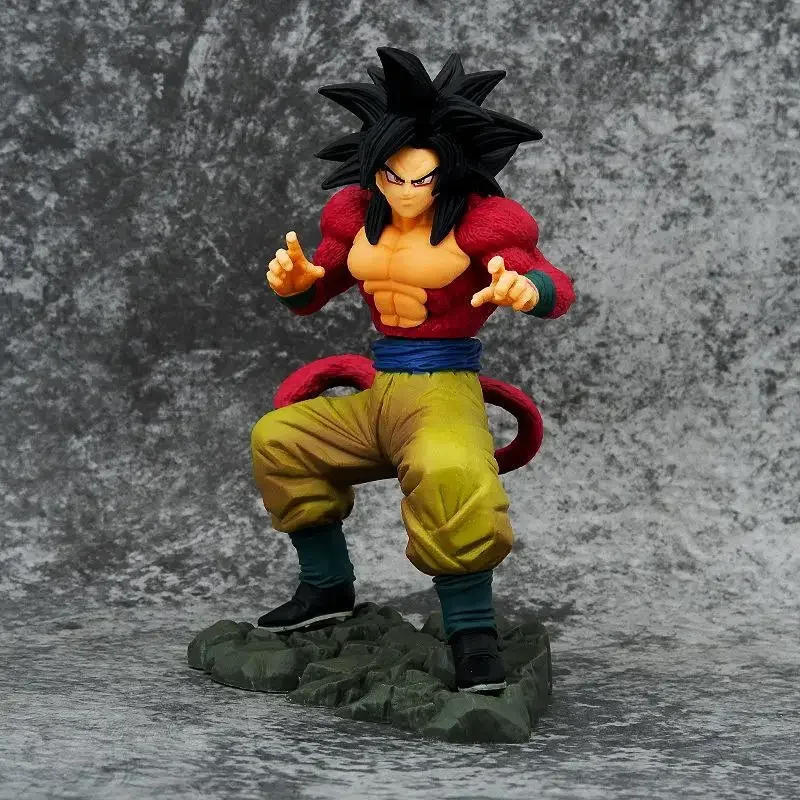 

Anime Dragon Ball GT Battle Form Super 4 Goku Vegeta Gogeta Figure Model Ornament for Friends Gifts